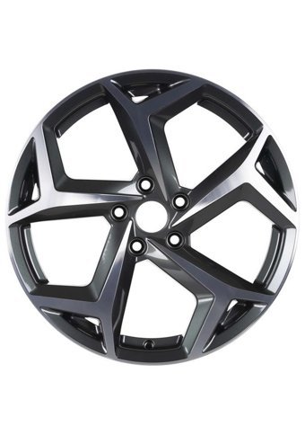 Emr A352 02 Gun Metal Diamond 18 inç 5 Kol Alaşımlı Jant 4 Adet