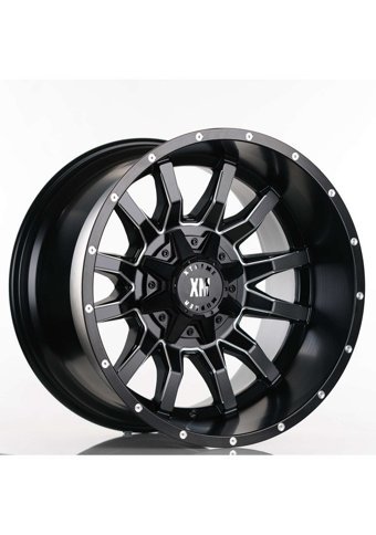 Emr 1427-02 Matt Black Milling 20 inç 12 Kol Alaşımlı Jant 4 Adet