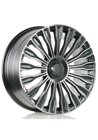 Emr A329-02 Gun Metal Diamond 19 inç 17 Kol Alaşımlı Jant 4 Adet