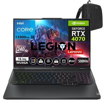 Lenovo Legion Pro 5 82WK00J5TX27 Harici GeForce RTX 4070 Intel Core i9 13900HX 64 GB Ram 2 TB SSD 16 inç Full HD Windows 11 Home Oyuncu Laptop + Zetta Çanta