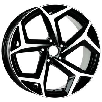 Emr A352 01 Black Diamond 18 inç 5 Kol Alaşımlı Jant 4 Adet