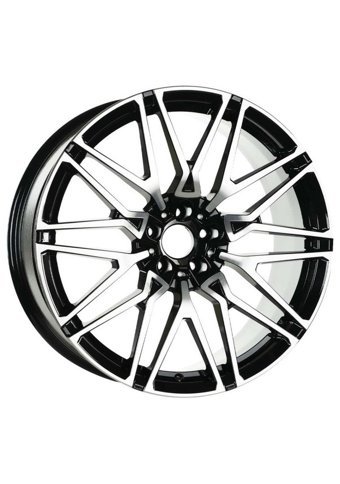 Emr A343-01 Black Diamond 21 inç 10 Kol Alaşımlı Jant 4 Adet