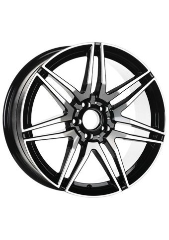 Emr A361-06 Black Diamond 19 inç 7 Kol Alaşımlı Jant 4 Adet
