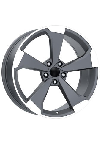 Emr Dy589-05 Mat Gun Metal Diamond 19 inç 5 Kol Alaşımlı Jant 4 Adet