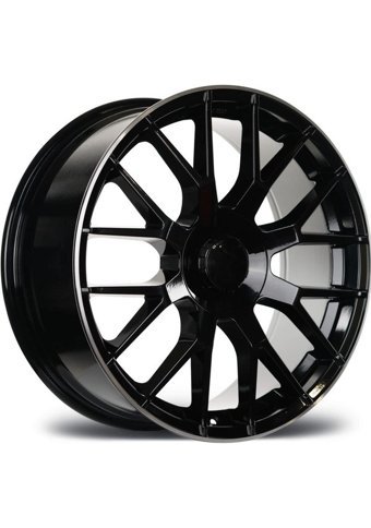 Emr 19162-10 Black Lip Diamond 19 inç 8 Kol Alaşımlı Jant 4 Adet