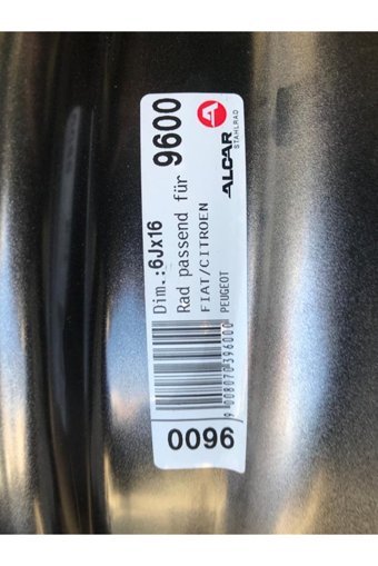 Alcar 9600 Silver Kolsuz Alüminyum Jant