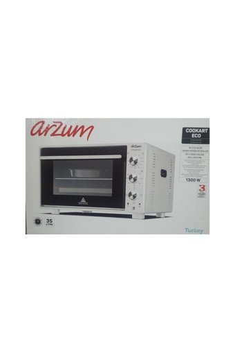Arzum Cookart Eco AR253 35 lt Izgaralı Klasik Fanlı Midi Fırın Beyaz