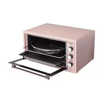 Simfer M4509 45 lt Izgaralı Klasik Fanlı Midi Fırın Rose Gold