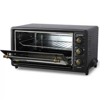 Kumtel LX-3525 40 lt Izgaralı Rustik Fanlı Mini Fırın Siyah