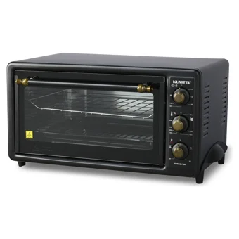 Kumtel LX-3525 40 lt Izgaralı Rustik Fanlı Mini Fırın Siyah