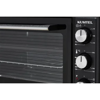 Kumtel LX-3520 40 lt Izgaralı Klasik Fanlı Mini Fırın Siyah