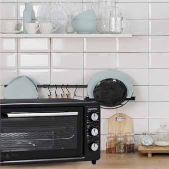 Kumtel LX-3520 40 lt Izgaralı Klasik Fanlı Mini Fırın Siyah