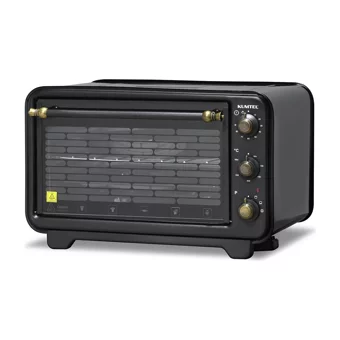 Kumtel KF-6125 32 lt Izgaralı Rustik Fanlı Mini Fırın Siyah