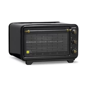 Kumtel KF-6125 32 lt Izgaralı Rustik Fanlı Mini Fırın Siyah