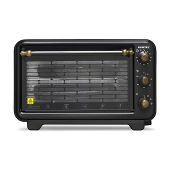 Kumtel KF-6125 32 lt Izgaralı Rustik Fanlı Mini Fırın Siyah