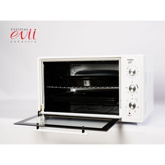 Çetintaş SMXF5 45 lt Izgaralı Klasik Maxi Fırın Beyaz