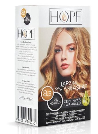 Hope 8.3 Bal Köpüğü Krem Saç Boyası 50 ml