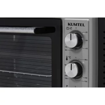 Kumtel LX-3520 40 lt Izgaralı Klasik Fanlı Mini Fırın Gri