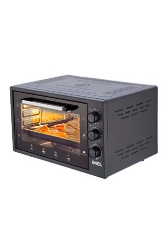 Akel AF380 33 lt Izgaralı Klasik Midi Fırın Siyah