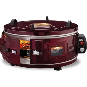 Cvs DN 255 36 lt Klasik Davul Fırın Bordo