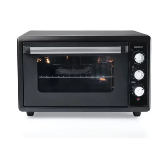 Schafer Backofen 50 lt Izgaralı Klasik Fanlı Maxi Fırın Siyah