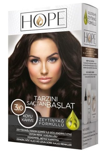 Hope 3.0 Kahve Krem Saç Boyası 50 ml
