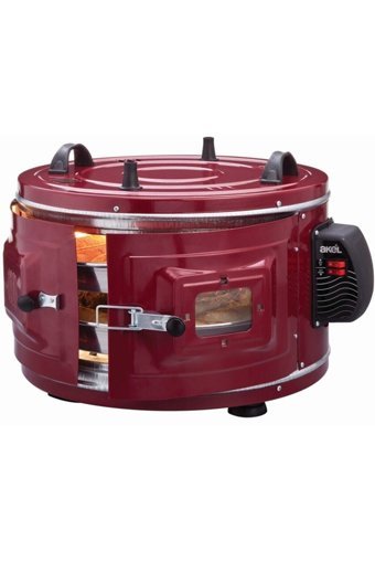 Akel AF110 40 lt Klasik Davul Fırın Bordo