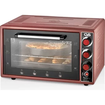 Cvs DN 3978 GURME PLUS 40 lt Izgaralı Klasik Midi Fırın Bordo