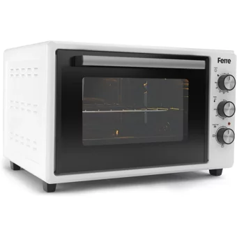 Ferre 35-300-M 35 lt Izgaralı Klasik Mini Fırın Beyaz