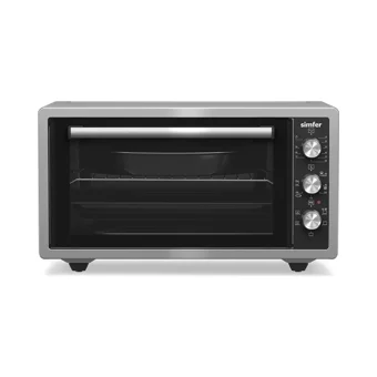 Simfer 4543 45 lt Izgaralı Klasik Fanlı Midi Fırın Inox