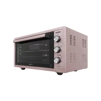 Simfer Burano 45 lt Izgaralı Klasik Fanlı Midi Fırın Rose Gold