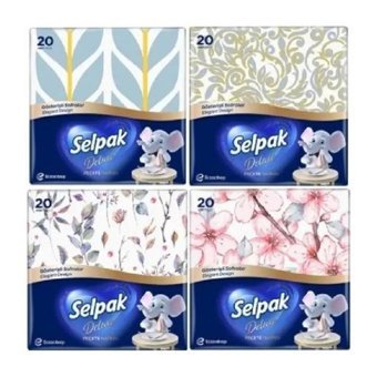 Selpak Collection Desenli Kağıt Peçete 20'li