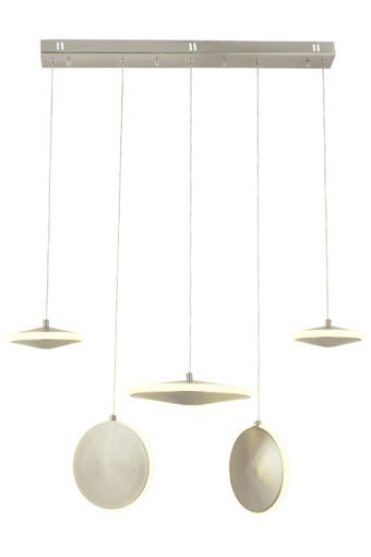 Tt Aydınlatma Tt309-Sy Tekli Siyah Ledli Modern Alüminyum Salon-Oturma Odası Avize