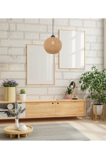 Elektroyou Tekli Beyaz Kumandalı Ledli Modern Plastik Yatak Odası Avize