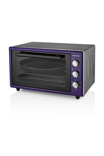 Korkmaz A499-03 45 lt Izgaralı Klasik Fanlı Mini Fırın Mor