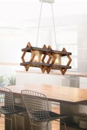 Bby Home & Desıgn Javier Tekli Gri Sarkıt Modern Kumaş Salon-Oturma Odası Avize