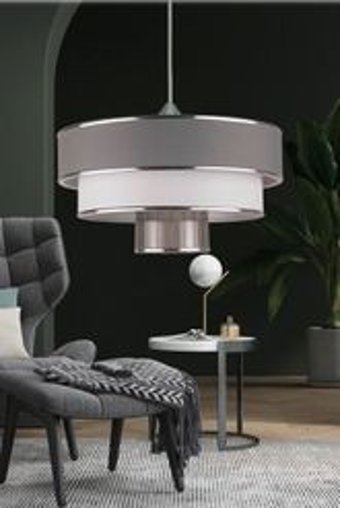 Eray Aydınlatma 4'lü Sarı Ledli Modern Metal Salon-Oturma Odası Avize