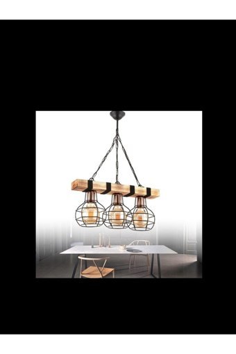 Eglo Jazminia Tekli Siyah Küre Modern Çelik Salon-Oturma Odası Avize