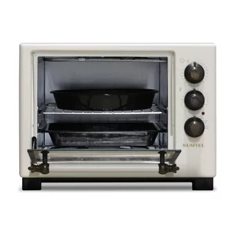 Kumtel LX-8520 20 lt Izgaralı Klasik Fanlı Mini Fırın Bej