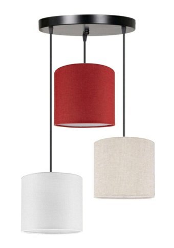 Ladco Aydınlatma Zc-315-3A 3'lü Siyah Halka Modern Alüminyum Salon-Oturma Odası Avize