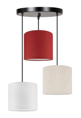 Ladco Aydınlatma Zc-315-3A 3'lü Siyah Halka Modern Alüminyum Salon-Oturma Odası Avize