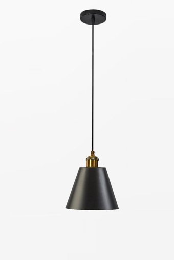 Trend Kitchen Tekli Siyah Sarkıt Rustik Metal Salon-Oturma Odası Avize