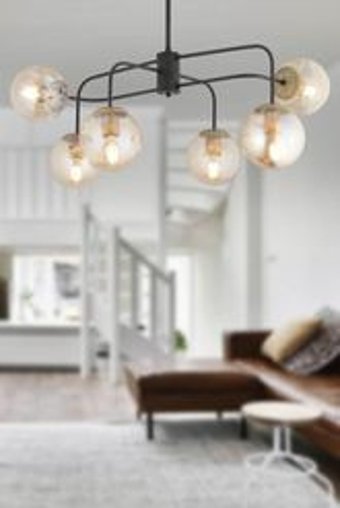 Apliqa Atlas 2'li Beyaz Sarkıt Modern Metal Salon-Oturma Odası Avize