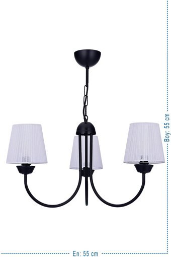 Özcan Aydınlatma 2715-80-20 Plata Tekli Altın Halka Eskitme Metal Salon-Oturma Odası Avize