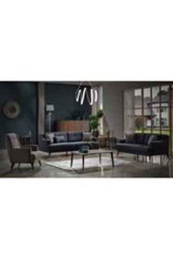 Özcan Aydınlatma 2831-K-16 Tekli Gri Küre Modern Metal Salon-Oturma Odası Avize