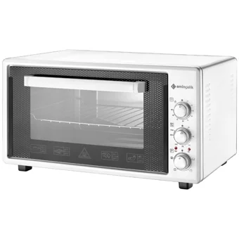 Eminçelik EC-MO 5045 W 45 lt Izgaralı Klasik Midi Fırın Beyaz