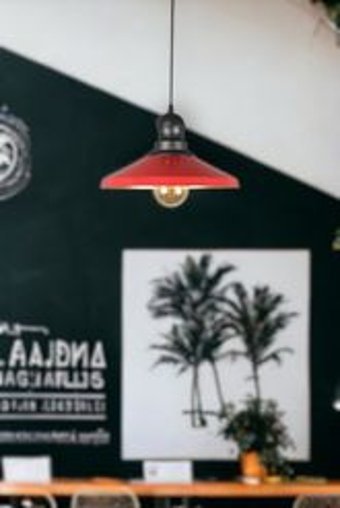 Fer Avize Tekli Siyah Metal Modern Cam Salon-Oturma Odası Avize