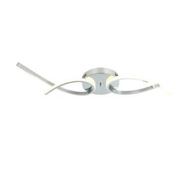 Voxlamp Lighting Solutions 3'lü Gri Ledli Modern Alüminyum Salon-Oturma Odası Avize