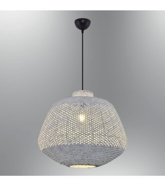 Osc Home Tekli Beyaz Metal Modern Plastik Salon-Oturma Odası Avize