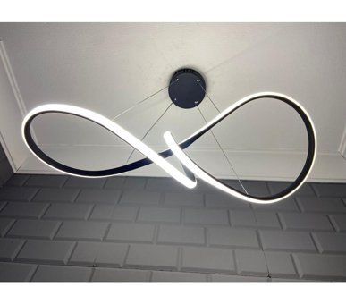 Modelight Akses 2'li Altın Şapkalı Modern Plastik Salon-Oturma Odası Avize
